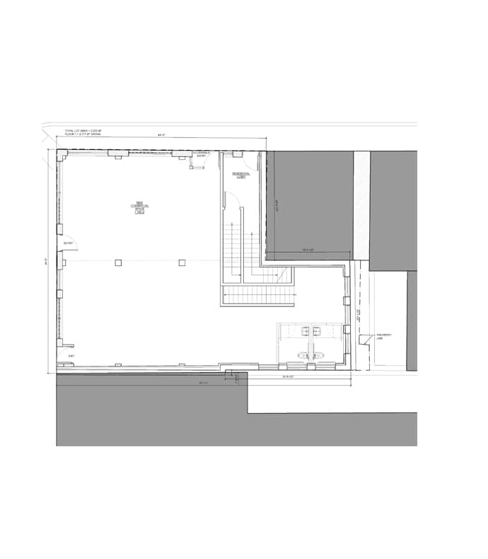 69 Church - First Floor Plan