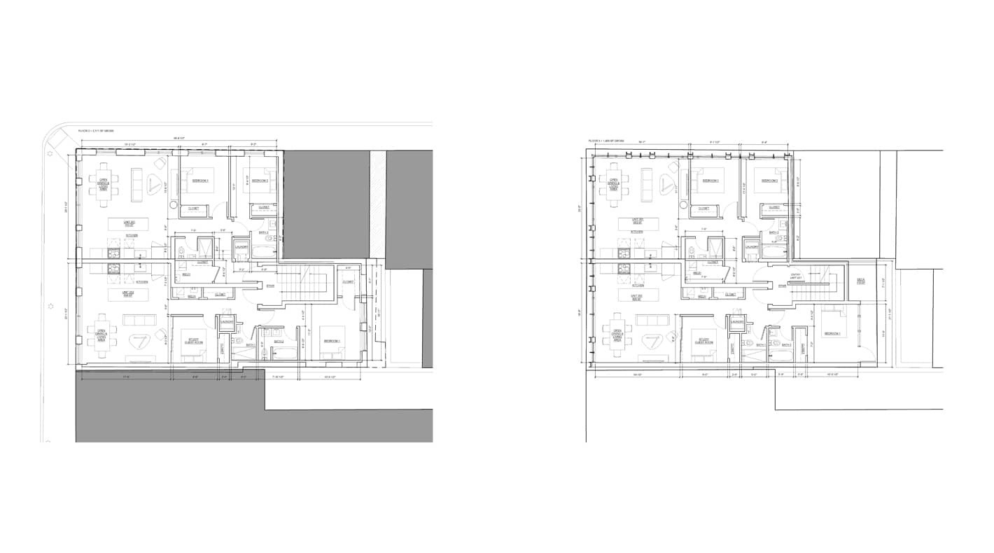 69 Church St - 2nd and 3rd Floor Plans