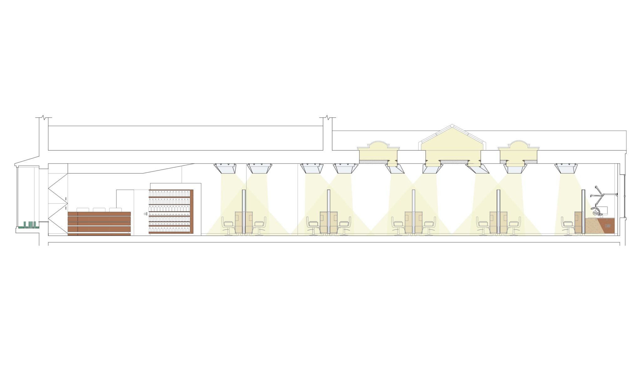 Bradley & Diegel Salon - Plan Render