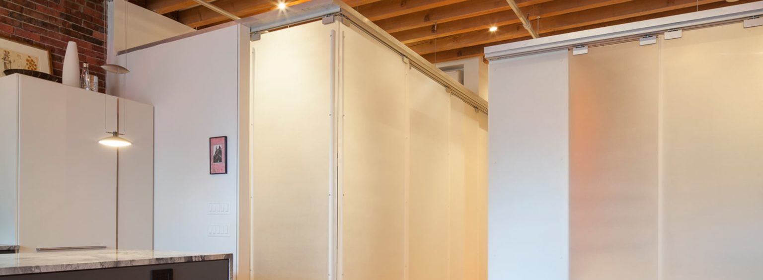 Leather District Loft - Flexible Wall Partition