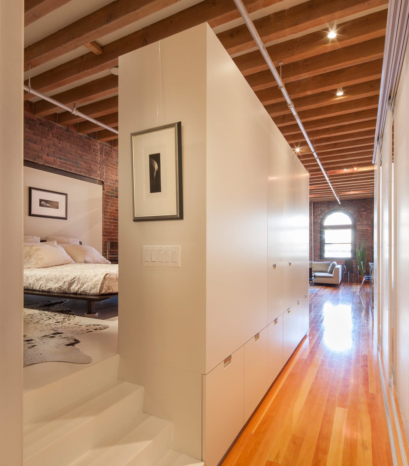 Leather District Loft - View of Master Bedroom