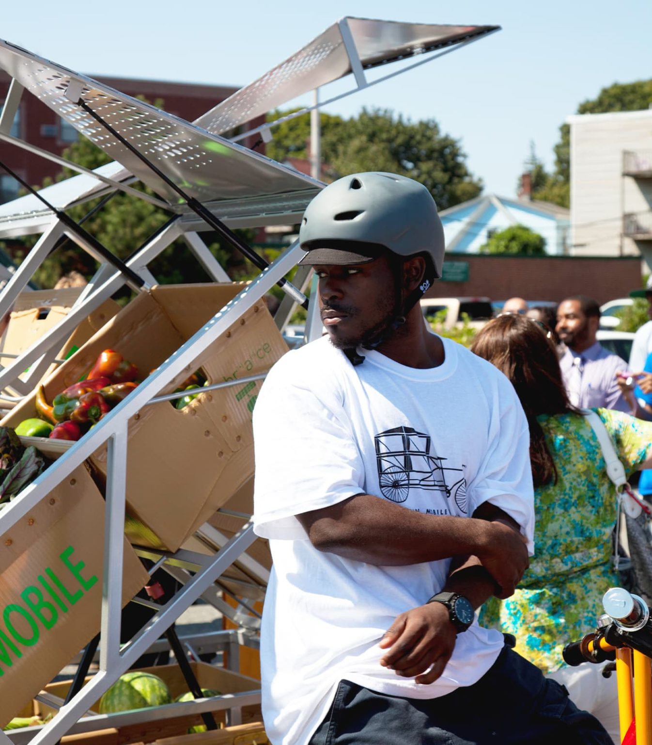 Mattapan Farm Stand - Biker