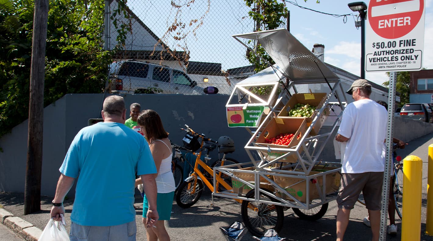 Mattapan Farm Stand - Selling Produce