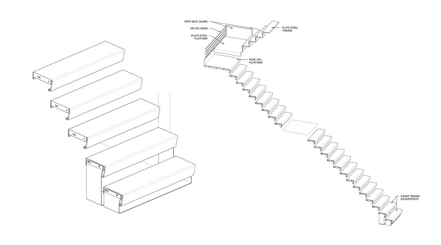 Meyer Residence - Stair Detail Plan