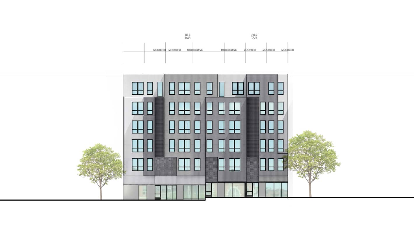 One Charlestown - E02 - Rear Elevation