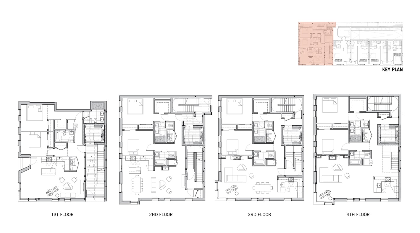 Piedmont Park - Rowhouse Floorplan